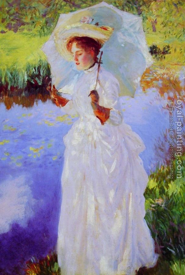 John Singer Sargent : A Morning Walk John Singer Sargent : A Morning Walk